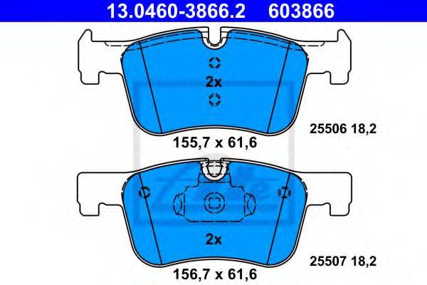 VALEO 601310 Комплект гальмівних колодок, дискове гальмо