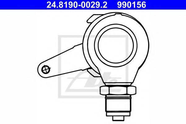 MERCEDES-BENZ 000 420 04 42 Ручка, гальмівний супорт - гальмо стоянки