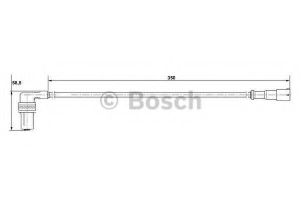 BOSCH WS1134 Датчик, частота обертання колеса