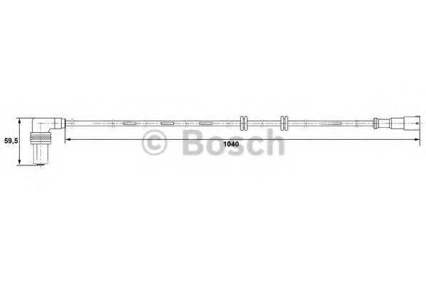 BOSCH WS1232 Датчик, частота обертання колеса