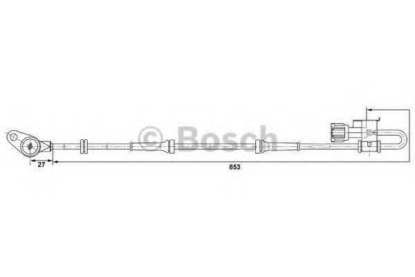 NISSAN 47900-2F000 Датчик, частота обертання колеса