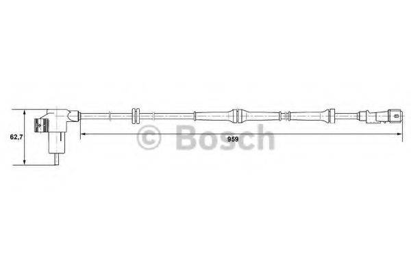 PEUGEOT 454585 Датчик, частота обертання колеса