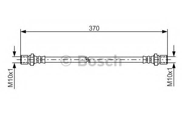DELPHI 22026 Гальмівний шланг
