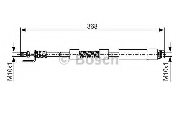 LUCAS ELECTRICAL PHB507 Гальмівний шланг