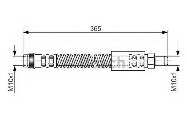 CF GOMMA 512207 Гальмівний шланг