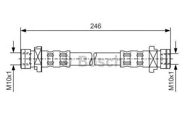 LUCAS ELECTRICAL PHA506 Гальмівний шланг