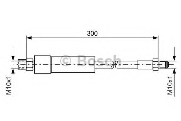 LUCAS ELECTRICAL PHB177 Гальмівний шланг