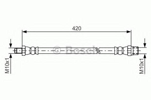 LUCAS ELECTRICAL PHB 122 Гальмівний шланг