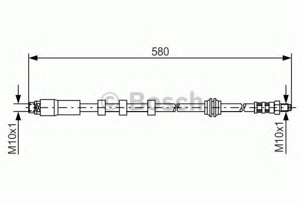 LUCAS ELECTRICAL PHB418 Гальмівний шланг