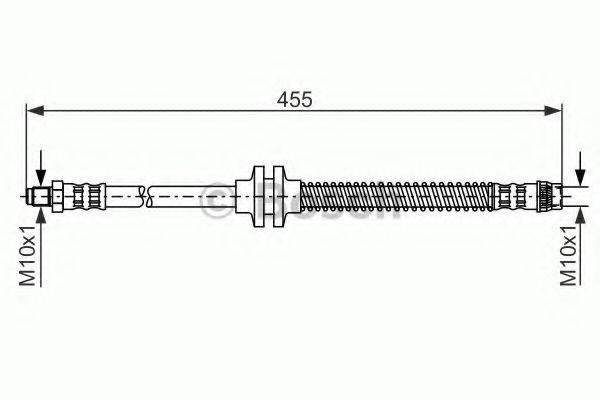 LUCAS ELECTRICAL PHB483 Гальмівний шланг