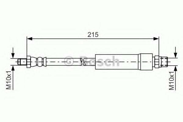LUCAS ELECTRICAL PHB 319 Гальмівний шланг
