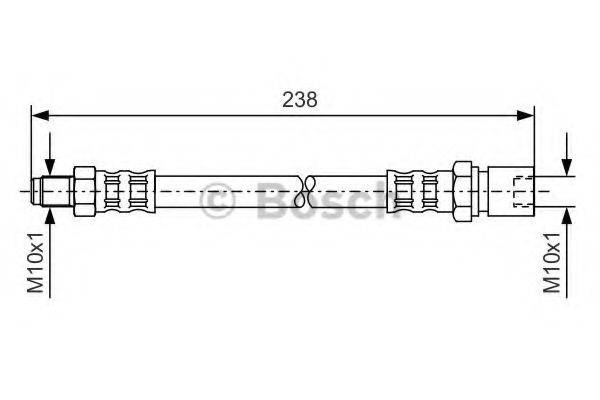 LUCAS ELECTRICAL PHB339 Гальмівний шланг