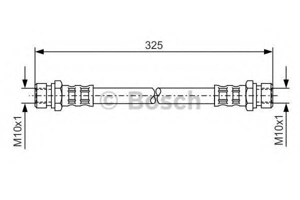 LUCAS ELECTRICAL PHA530 Гальмівний шланг