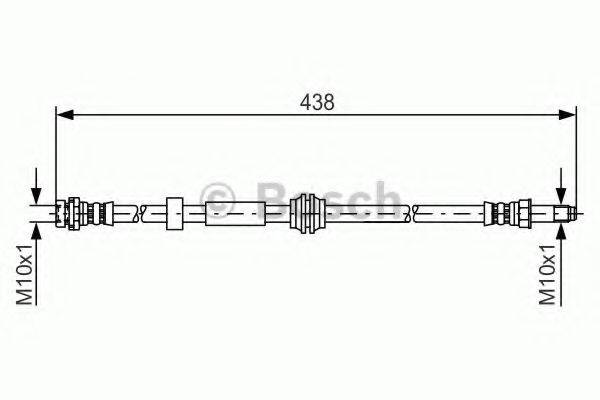 LUCAS ELECTRICAL PHB502 Гальмівний шланг