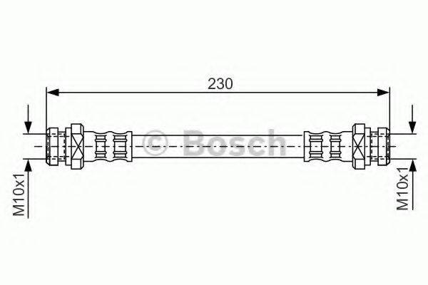 LUCAS ELECTRICAL PHA362 Гальмівний шланг