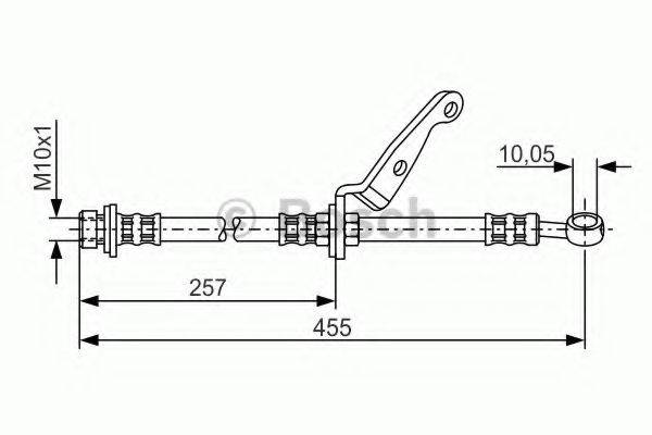 LUCAS ELECTRICAL PHD508 Гальмівний шланг