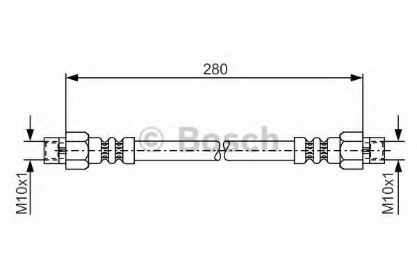 LUCAS ELECTRICAL PHA130 Гальмівний шланг