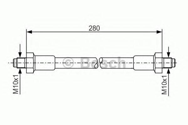 LUCAS ELECTRICAL PHC134 Гальмівний шланг