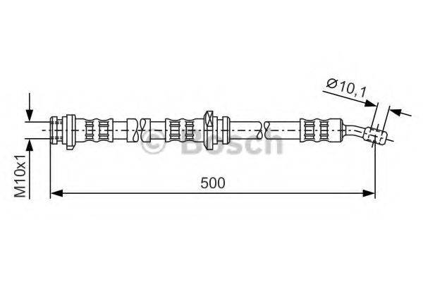 PEX 5.0975 Гальмівний шланг