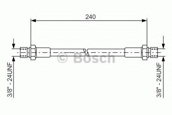 LUCAS ELECTRICAL PHA 158 Гальмівний шланг