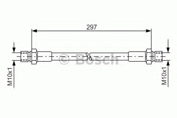LUCAS ELECTRICAL PHA154 Гальмівний шланг