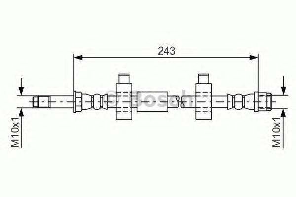 PEX 890.051 Гальмівний шланг