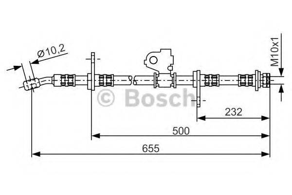 LUCAS ELECTRICAL PHD 139 Гальмівний шланг