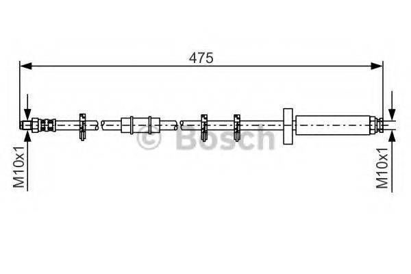 LUCAS ELECTRICAL PHB 293 Гальмівний шланг