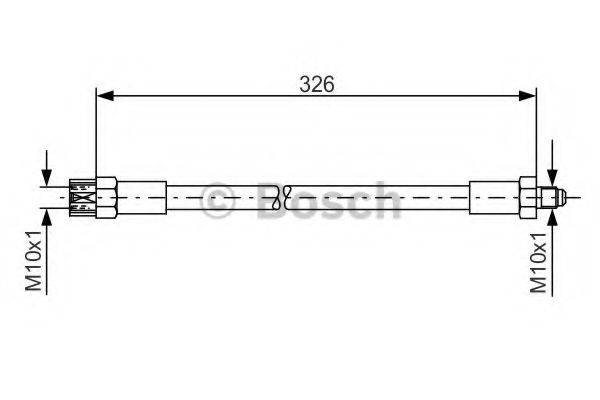 LUCAS ELECTRICAL PHB205 Гальмівний шланг