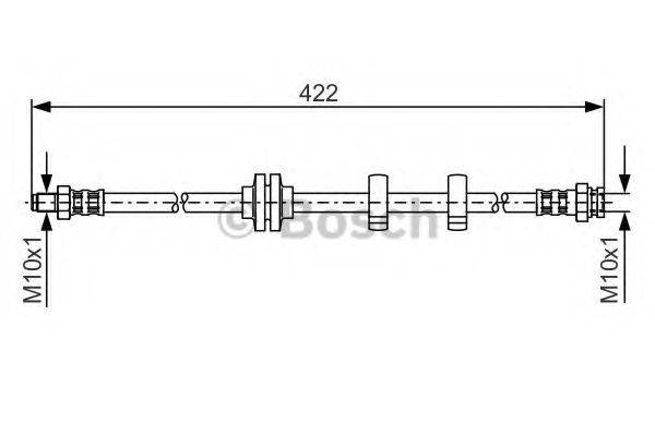 LUCAS ELECTRICAL PHB 361 Гальмівний шланг