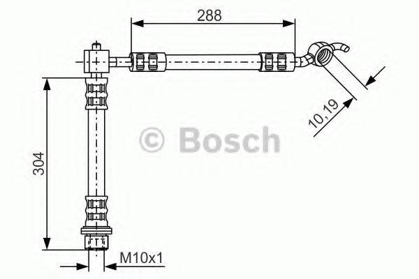 CF GOMMA 512456 Гальмівний шланг