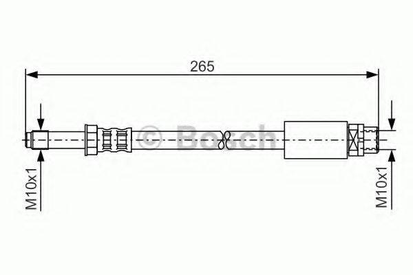 LUCAS ELECTRICAL PHB415 Гальмівний шланг