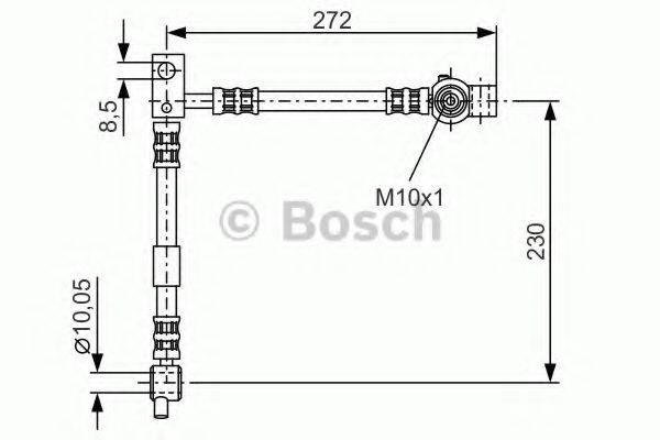 LUCAS ELECTRICAL PHD 511 Гальмівний шланг