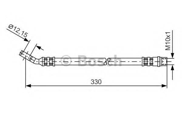 CF GOMMA 512332 Гальмівний шланг