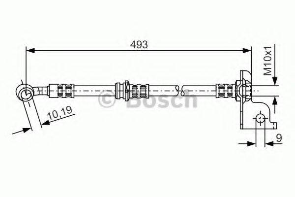 CF GOMMA 512496 Гальмівний шланг