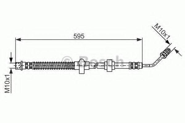 LUCAS ELECTRICAL PHB420 Гальмівний шланг