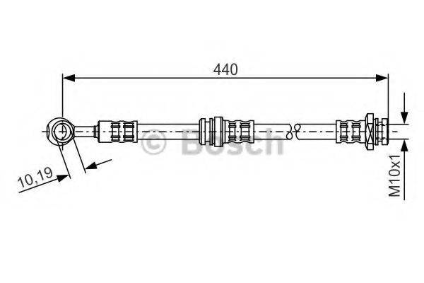 LUCAS ELECTRICAL PHD681 Гальмівний шланг
