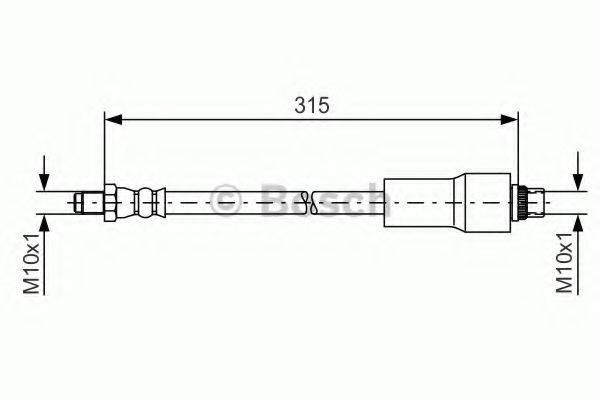 LUCAS ELECTRICAL PHA 251 Гальмівний шланг