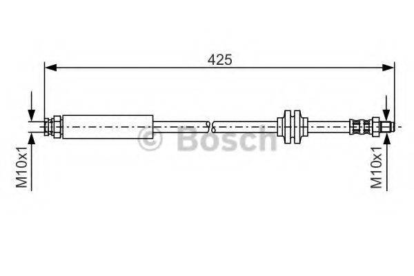 LUCAS ELECTRICAL PHB499 Гальмівний шланг