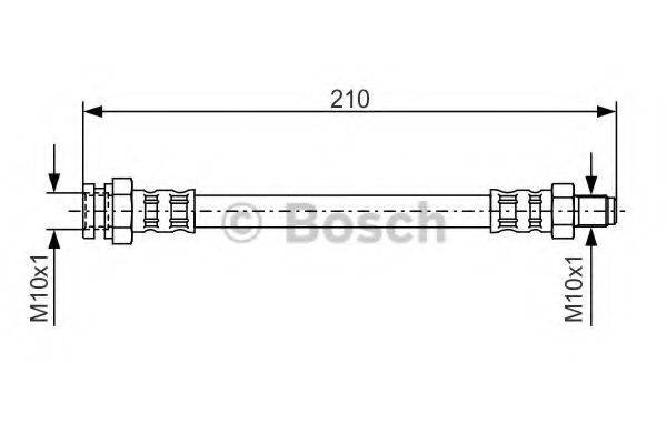 LUCAS ELECTRICAL PHB142 Гальмівний шланг