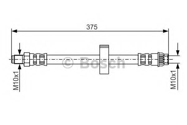 LUCAS ELECTRICAL 9001237 Гальмівний шланг