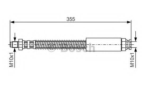 LUCAS ELECTRICAL PHB185 Гальмівний шланг