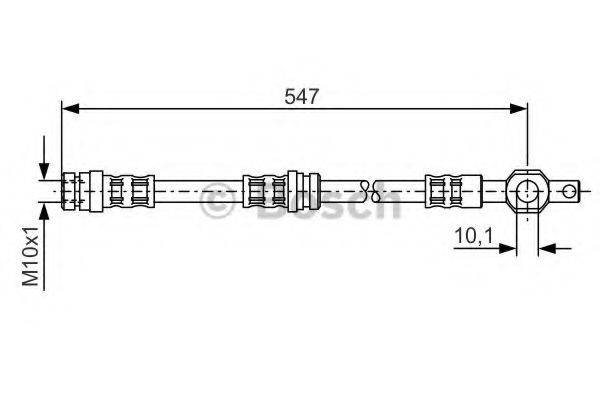 PEX 50.906 Гальмівний шланг