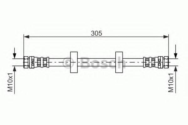 LUCAS ELECTRICAL PHA 293 Гальмівний шланг
