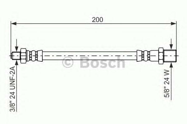 LUCAS ELECTRICAL PHC 167 Гальмівний шланг