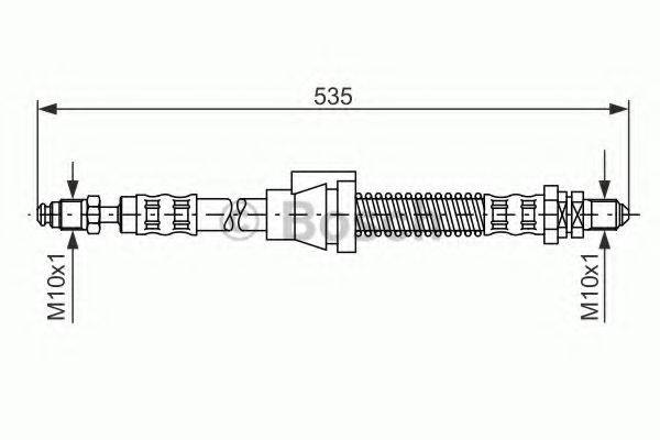 LUCAS ELECTRICAL PHC 279 Гальмівний шланг