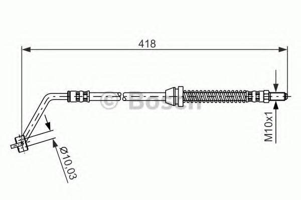 LUCAS ELECTRICAL PHD344 Гальмівний шланг