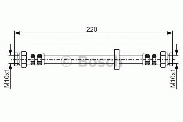 LUCAS ELECTRICAL PHA225 Гальмівний шланг