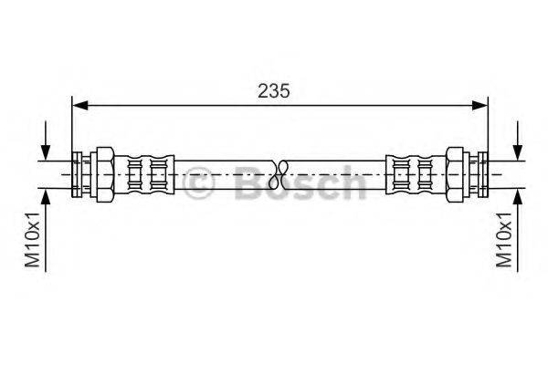 LUCAS ELECTRICAL PHA 349 Гальмівний шланг