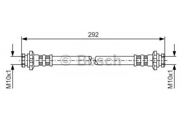 LUCAS ELECTRICAL PHA132 Гальмівний шланг